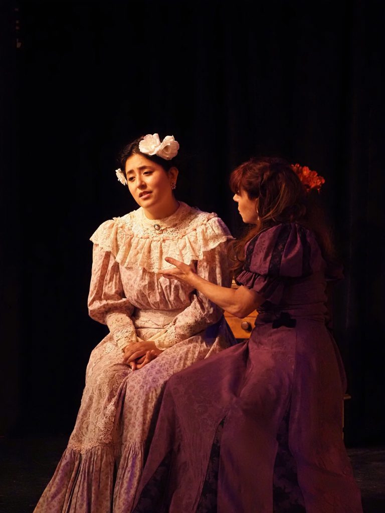 Jannely Calmell (as Emmy), Alison Peltz (as Nora). Photos by Jere Torkelsen.